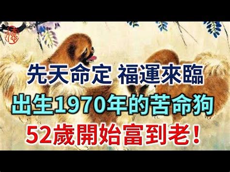 1970 生肖|1970年是什麼生肖？70年生人命運如何？五行屬釵釧。